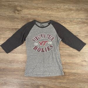 Virginia Tech Baseball Style Women’s Shirt